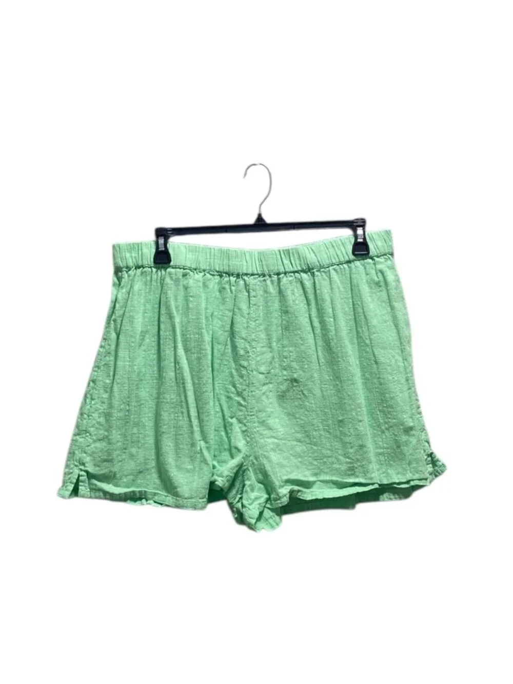 Asos Design Gauzy Pull-On Shorts Green Size 16 Summer Beach Vacation Resortwear